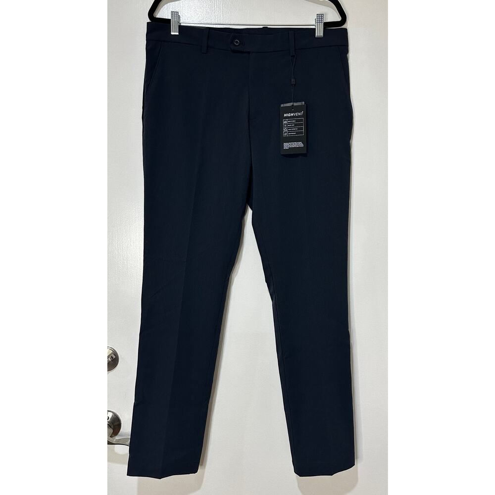 J. Lindeberg Vent Golf Pants Moroccan Blue Size 34x32 NWT Lightweight Quick Dry